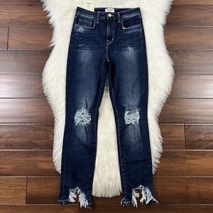 L'Agence Women's Size 26 Dark Wash‎ High Line Mariner Skinny Denim Jeans